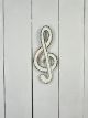 Hanging Mosaic Treble Clef 26 x 11cm