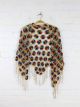 White Rainbow Crochet Shawl - 100% Cotton