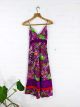 Purple Long Dress 100% Cotton