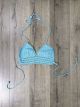 Crochet Tie Bralette Assorted Colours - 100% Cotton