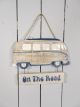 LIMITED STOCK - Blue Campervan 'On The Road' Sign 25.5 x 31cm