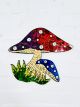 Mosaic Mushroom Plaque - 40 x 35 cm