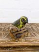 LIMITED STOCK - Goldfinch On Log 10x9x7cm