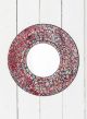 LIMITED STOCK - Red Round Mosaic Mirror 40cm