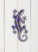 LIMITED STOCK - Purple Mosaic Gecko Mirror 30 x 18cm