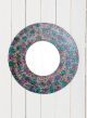 LIMITED STOCK - Black Round Speckle Painted Mirror 60cm