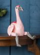 Flamingo Shelf Sitter 30cm