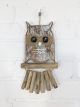Owl with Twigs Wall Hanger 28 x 12 x 4cm