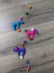 Felt Hanging Dog String With Bell 107 x 10cm