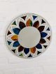 Multi Coloured Round Mosaic Mirror 50 cm