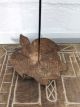 Coconut Carved Turtle Incense Holder  3x14 cm
