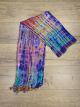 Tie Dye Patchwork Scarf - 100% Silk