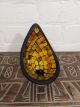 Yellow Mosaic Incense Holder 13x10cm