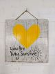 'You Are My Sunshine' Wooden Wall Plaque 39 cm