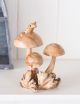3 Mushrooms with Frog on Top 18x13x13 cm