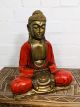 Medium Buddha With Red Gown 29 x 23 x 13 cm
