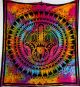 Rainbow Hand Of Fatima Double Bedspread 220 x 230cm - 100% Cotton