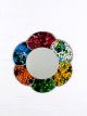 Mosaic Flower Mirror 50 cm