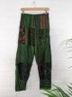 Green Patchwork Trousers