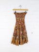 Assorted Floral Elasticated Midi Skirt - 100% Viscose