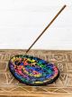 Rainbow Oval Mosaic Incense Holder