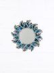 Turquoise Mosaic Sun Mirror