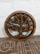 Carved Small Tree Wall Plaque