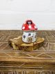 Mushroom House - Red - 15x11x11 cm