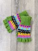 Green Half Finger Gloves