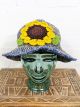 Hemp Flower Wired Sun Hat - Natural