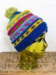 Multi Stripe Wool Bobble Hat - Assorted