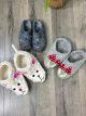 Assorted Pack of 3 Felt Slippers