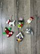 Assorted Pack of 6 Hanging Felt Decorations