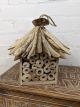 Square Driftwood Bee House 24x19 cm