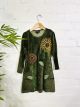 Green Kids Long Sleeve Dress