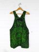 Green Dungaree Dress