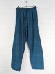 Petrol Plain Cotton Drawstring Trousers - 100% Cotton