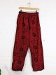 Red Celestial Straight Trousers