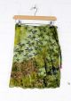 Green Short Wrap Skirt