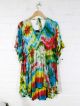 Green Tie Dye Smock Dress