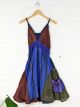 Purple Strappy Midi Dress
