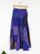 Purple Long Wrap Skirt