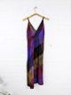 Purple Strappy Midi Dress