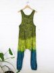 Green Dip Dye Dungarees