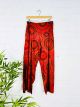 Red Bold Print Wide Leg Trousers
