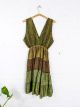 Green Sleeveless Midi Dress