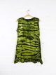 Green Sleeveless Short Dress