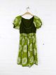 Green Daisy Short Sleeve Dress