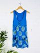 Blue Daisy Short Dress Top