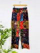 Multi Elephant Patch Straight Trousers